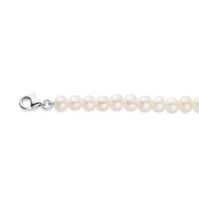 Sterling+Silver+Freshwater+Pearl+Bracelet