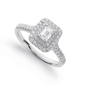 9ct-White-Gold-Diamond-Ring on sale