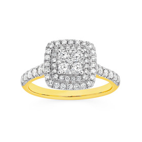 9ct-Diamond-Ring on sale