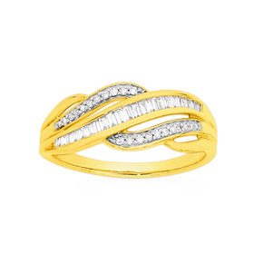 9ct-Diamond-Swirl-Dress-Ring on sale