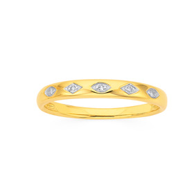 9ct-Diamond-Band on sale