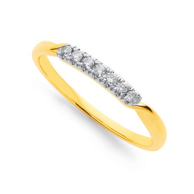 9ct-Diamond-Claw-Band on sale