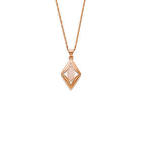 9ct-Rose-Gold-Rose-Quartz-Pendant on sale