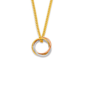 9ct-Three-Tone-Circle-Pendant on sale