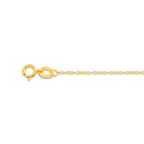 9ct-18cm-Solid-Twisted-Cable-Chain-Bracelet on sale