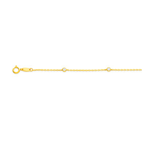 9ct-19cm-Cubic-Zirconia-Bracelet on sale