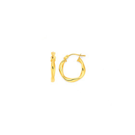 9ct-Twist-Hoops on sale