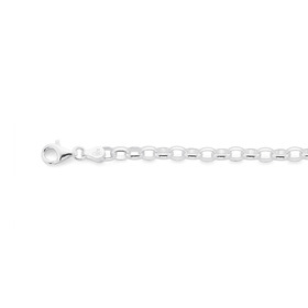 Sterling-Silver-20cm-Round-Belcher-Link-Bracelet on sale