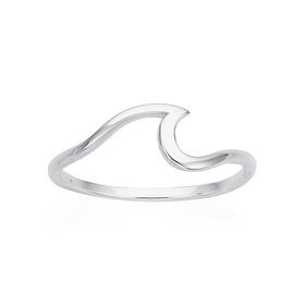 Sterling-Silver-Fine-Wave-Ring-SIZE-Q on sale