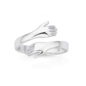 Sterling-Silver-Hugging-Ring on sale