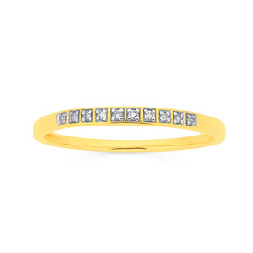 9ct-Diamond-Round-Brilliant-Cut-Fine-Bar-Band on sale
