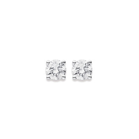 10ct-White-Gold-Alora-Lab-Grown-Diamond-4-Claw-Studs-21ct on sale