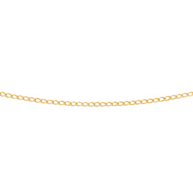 9ct-45cm-Diamond-Cut-Curb-Chain on sale