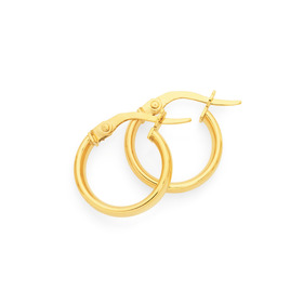 9ct-10mm-Hoop-Earrings on sale
