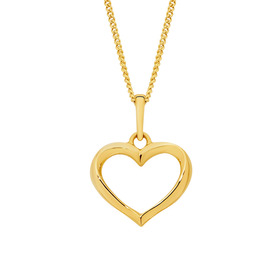 9ct-Open-Heart-Pendant on sale