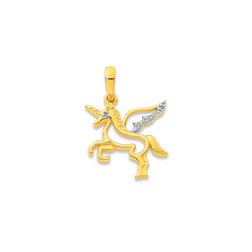 9ct%2C+Diamond+Pegasus+Pendant