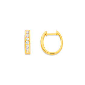 10ct+Element+Lab+Grown+Diamond+Huggies