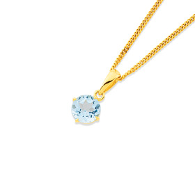 9ct-Sky-Blue-Topaz-Pendant on sale