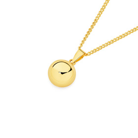 9ct-Gold-Polished-Ball-Pendant on sale