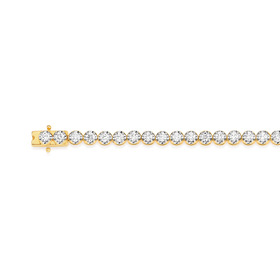 Alora-14ct-Gold-2-Carats-TW-Lab-Grown-Diamond-Tennis-Bracelet on sale