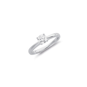 14ct-White-Gold-Element-Lab-Grown-Diamond-Solitaire-Ring on sale