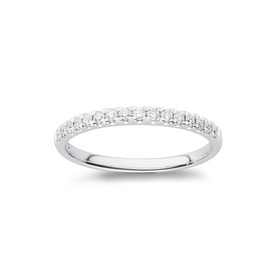 14ct-White-Gold-Element-Lab-Grown-Diamond-Anniversary-Band-TDW46ct on sale