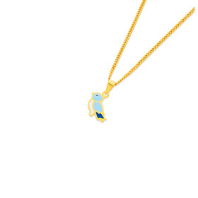 9ct-Enamel-Bluebird-Pendant on sale