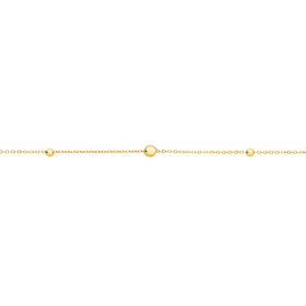 9ct-Gold-19cm-Multi-Beaded-Solid-Trace-Bracelet on sale
