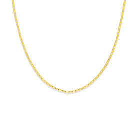 9ct-45cm-Solid-Paperclip-Chain on sale