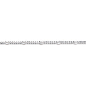 Sterling-Silver-195cm-Curb-with-Miracle-Disk-Bracelet on sale
