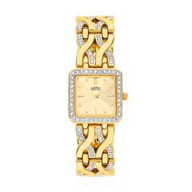 elite-Ladies-Gold-Tone-Watch-5081061 on sale
