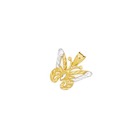 9ct-Two-Tone-Butterfly-Pendant on sale