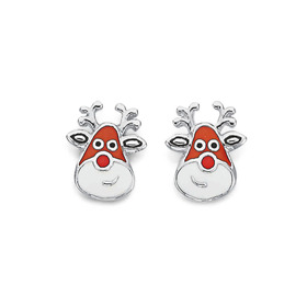 Sterling-Silver-Enamel-Rudolf-Earrings on sale