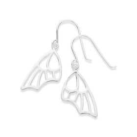 Sterling-Silver-Butterfly-Wing-Earrings on sale