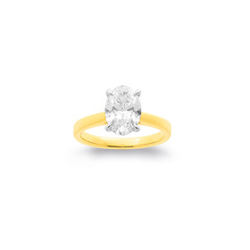 14ct-Gold-TDW210ct-Element-Lab-Diamond-Ring on sale