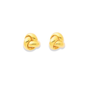 9ct-Knot-Studs on sale