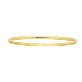 9ct-Gold-3x65mm-Solid-Half-Round-Bangle on sale