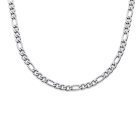 Stainless-Steel-Chisel-Figaro-Gents-Chain on sale