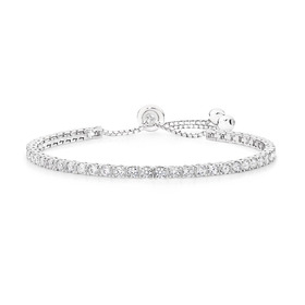 Sterling-Silver-3mm-Cubic-Zirconia-Tennis-Friendship-Bracelet on sale
