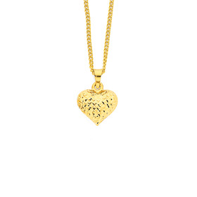 9ct-Puff-Heart-Pendant on sale