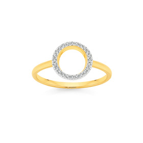 9ct-Diamond-Circle-Ring on sale