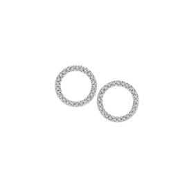 9ct-Diamond-Circle-Stud-Earrings on sale