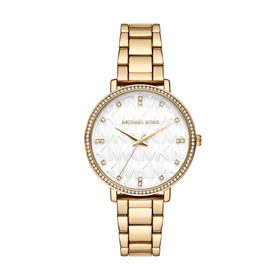 Michael+Kors+Pyper+Gold+Tone+White+Dial+Ladies+Watch