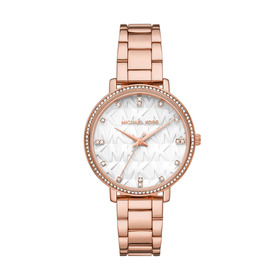 Michael-Kors-Pyper-Rose-Tone-White-Dial on sale