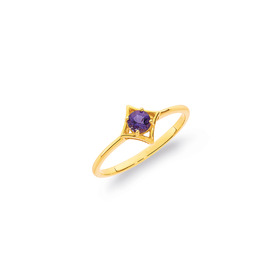 9ct-Amethyst-Ring on sale