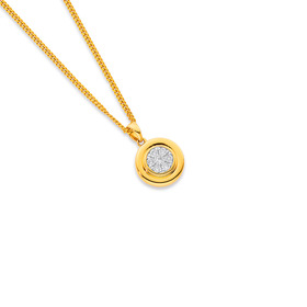 9ct-Diamond-Circle-Pendant on sale