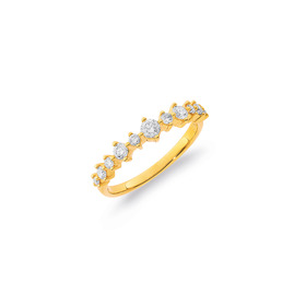 10ct-Element-Lab-Diamond-Anniversary-Ring on sale