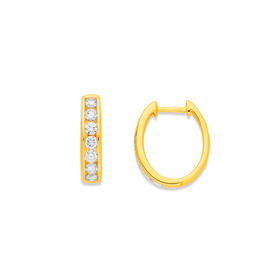 10ct+Element+Lab+Grown+Diamond+Huggies