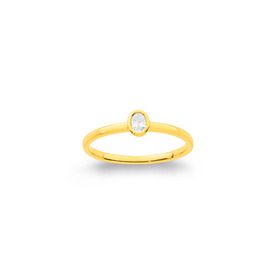 10ct-Element-Lab-Diamond-Oval-Rubover-Band on sale
