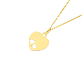 9ct-Heart-Tag-with-Double-Heart-Cutout-Pendant on sale